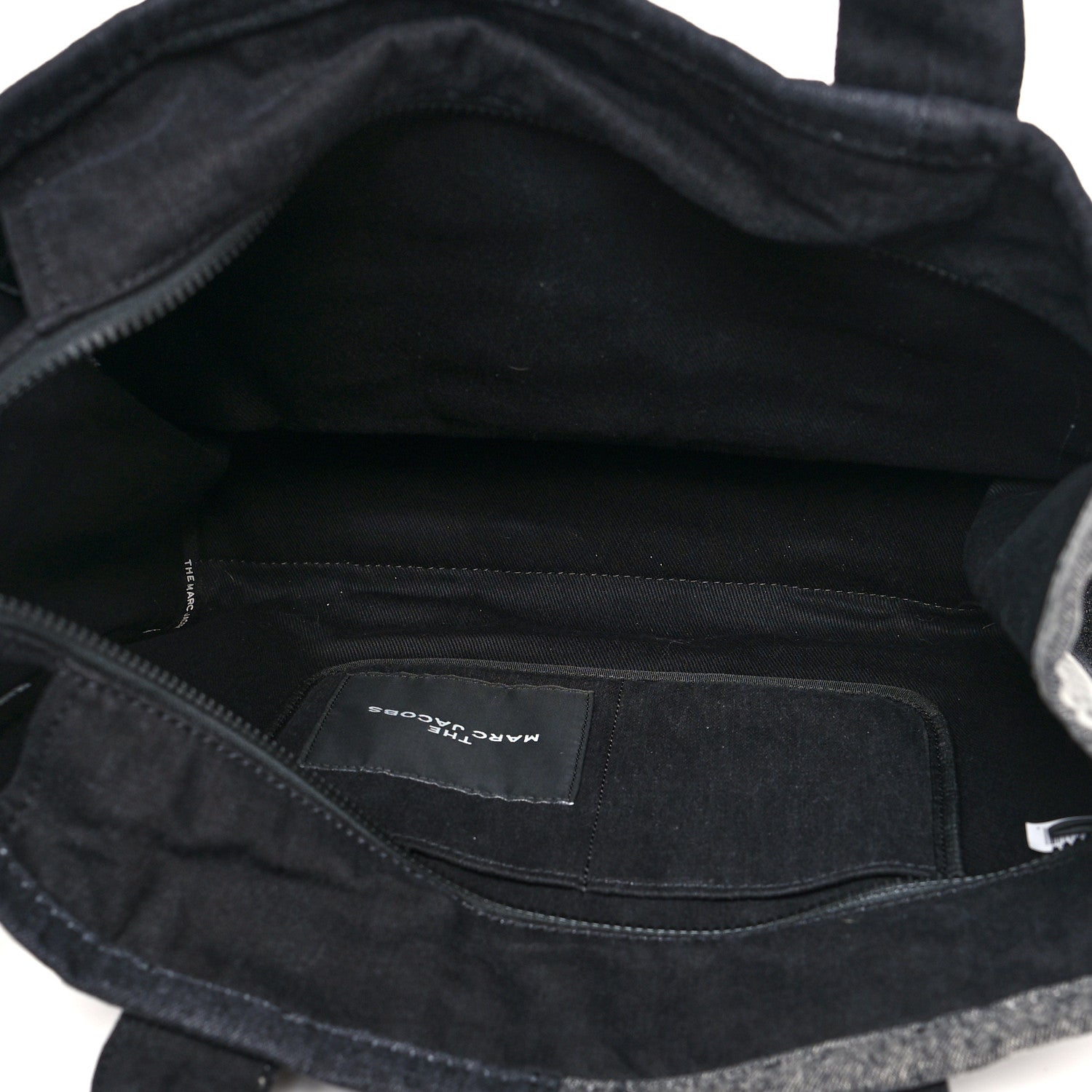 Marc Jacobs Denim Canvas LargeTote Bag Grey 5 of 10