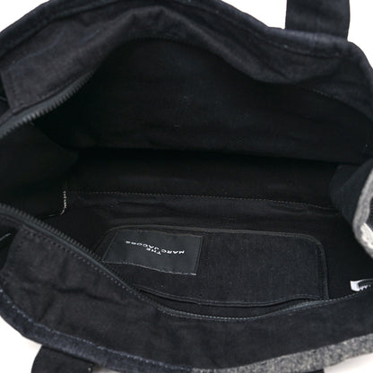 Marc Jacobs Denim Canvas LargeTote Bag Grey 5 of 10