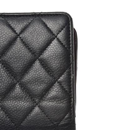 Chanel Caviar Quilted CC French Wallet Black 13 of 14