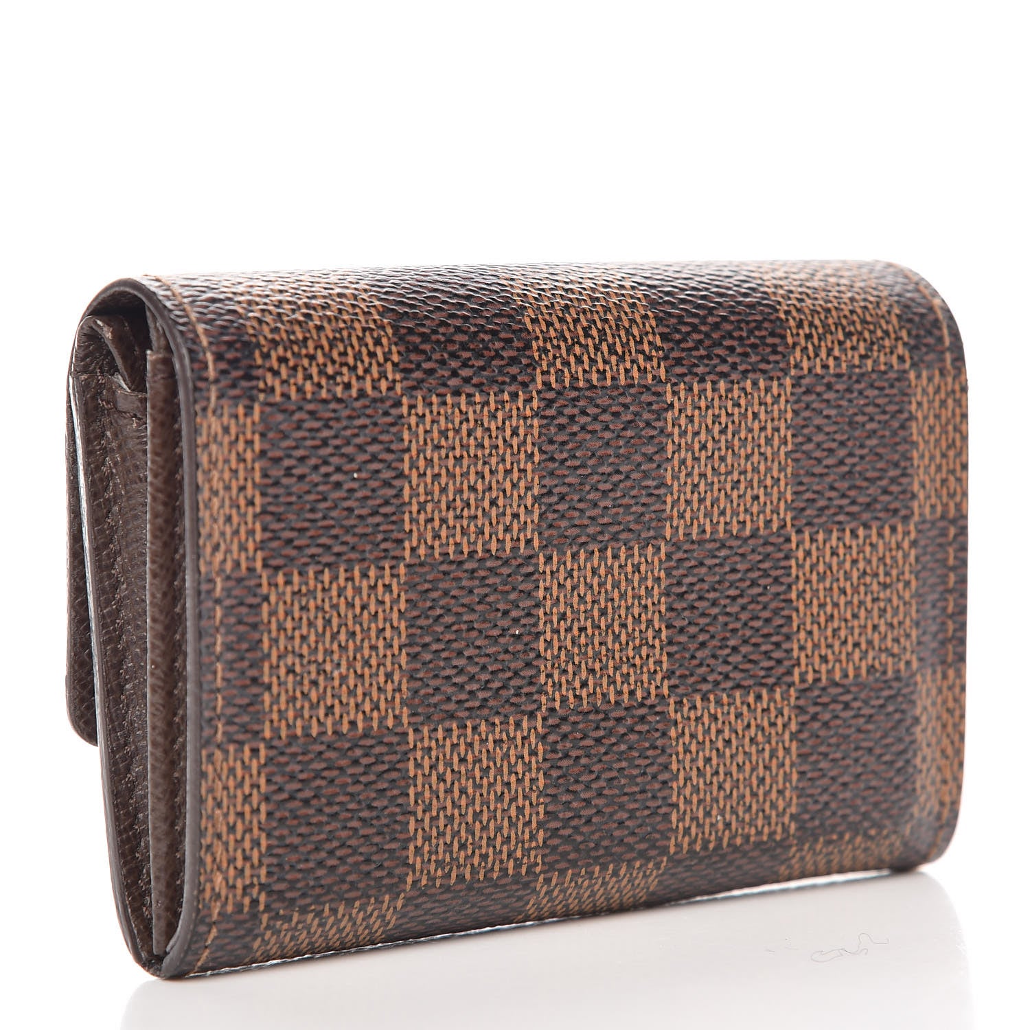 Louis Vuitton Damier Ebene Porte-Monnaie Plat Coin Purse 3 of 6