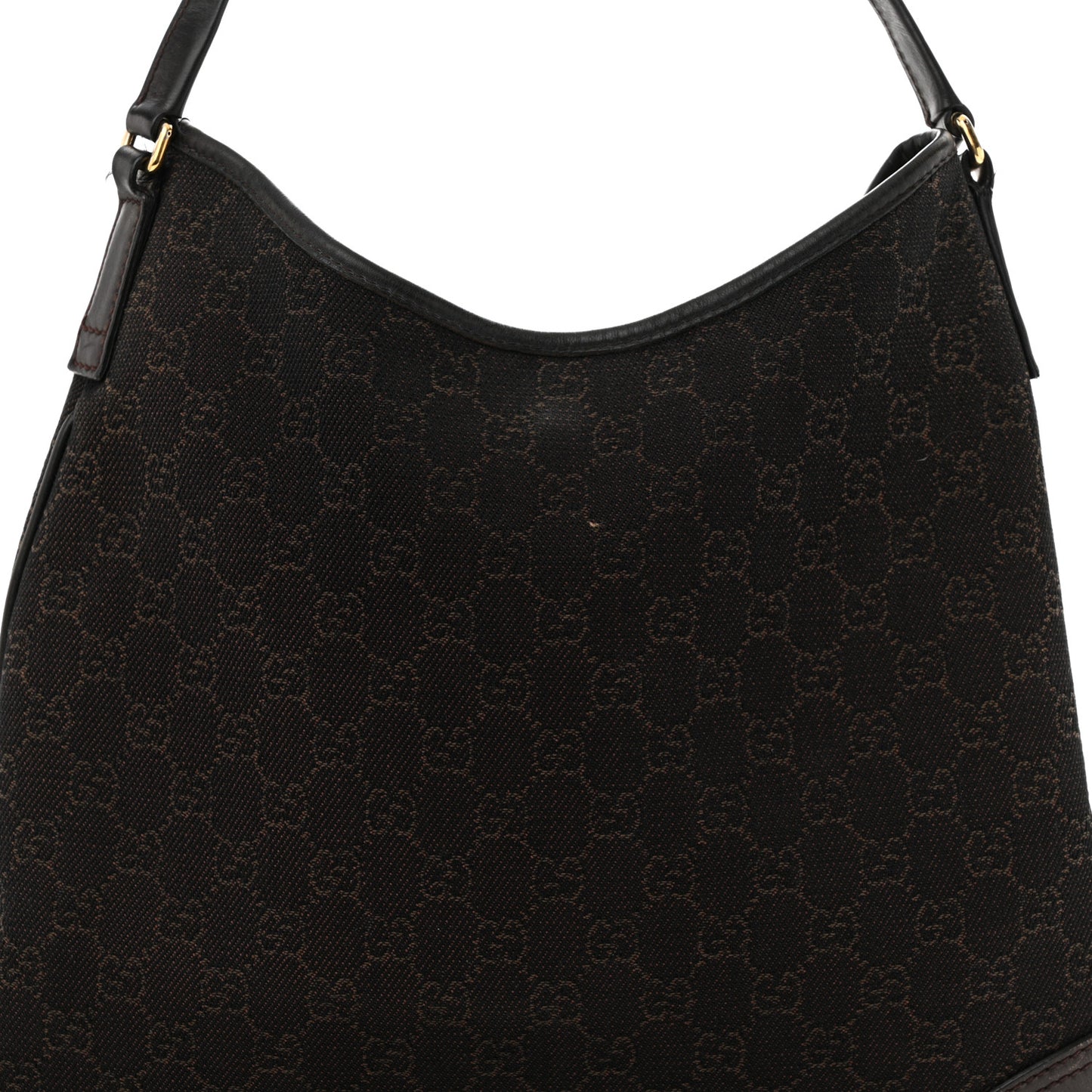 Monogram Medium New Britt Hobo Dark Brown