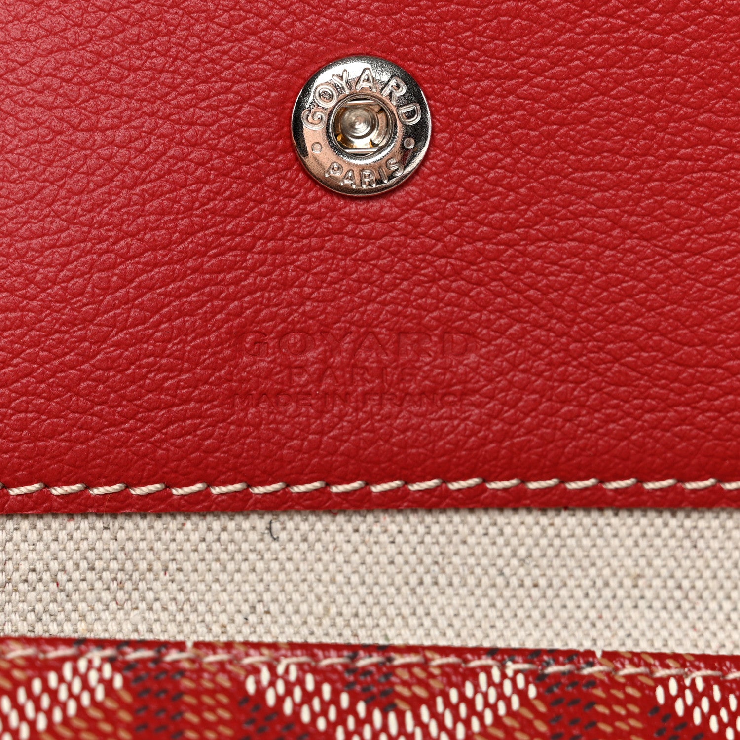 Goyard Goyardine Boheme Hobo Red 7 of 11