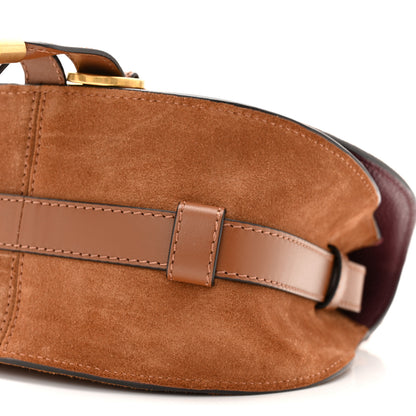 Chloe Suede Calfskin Mini Marcie Round Crossbody Bag Tan 10 of 10