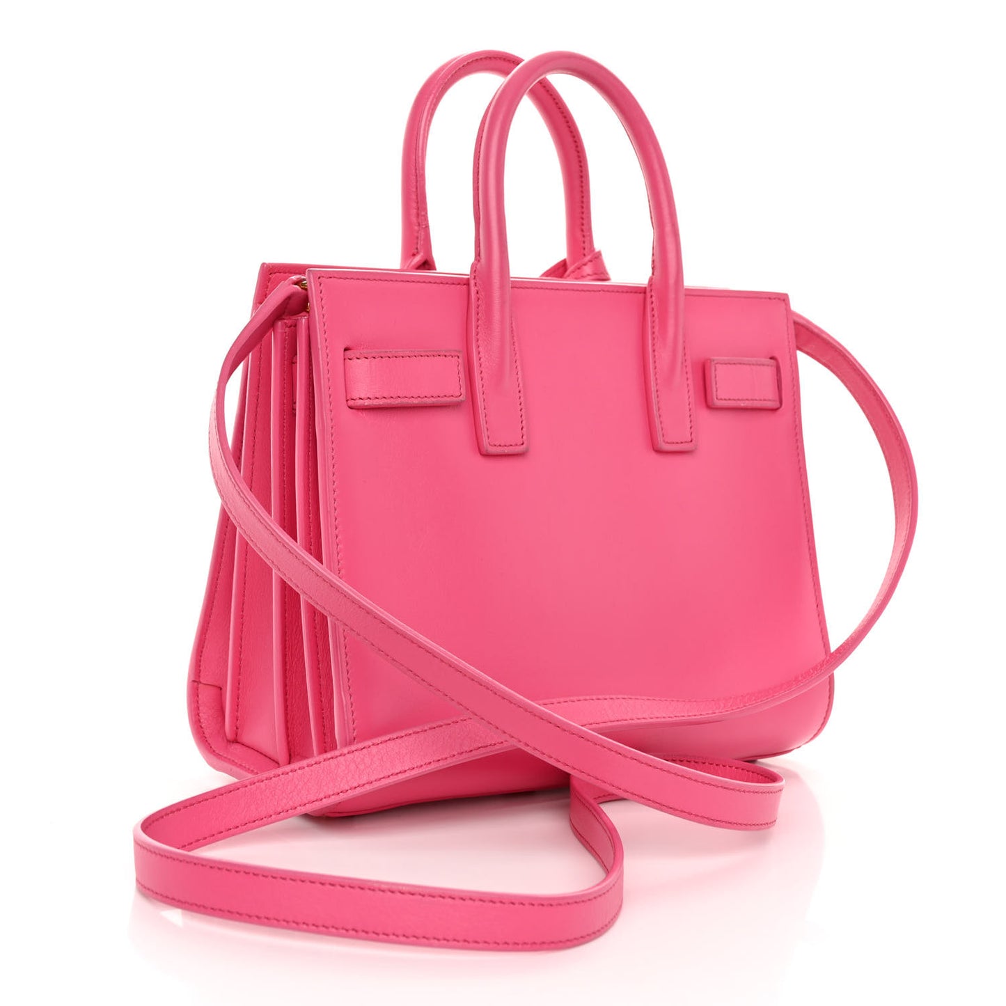 Calfskin Nano Sac De Jour Lipstick Fuchsia