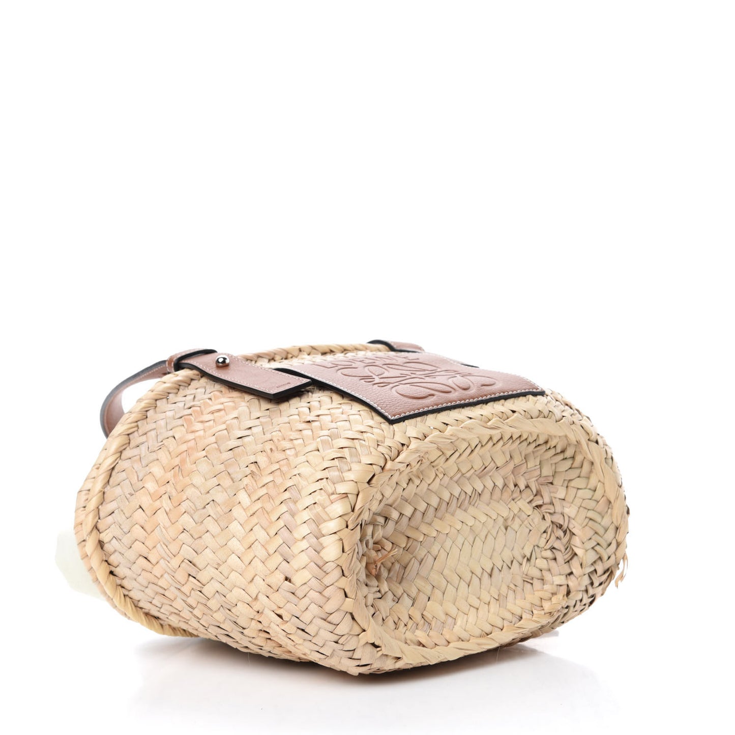 Raffia Basket Tote Bag Natural Tan