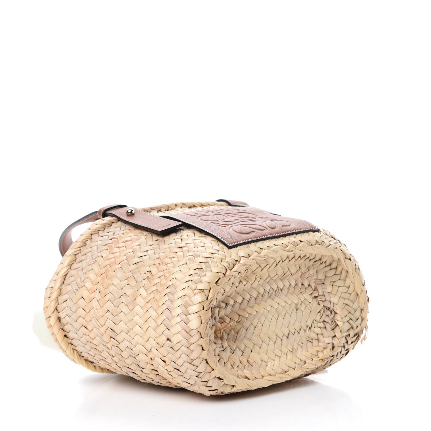 Loewe Raffia Basket Tote Bag Natural Tan 4 of 12
