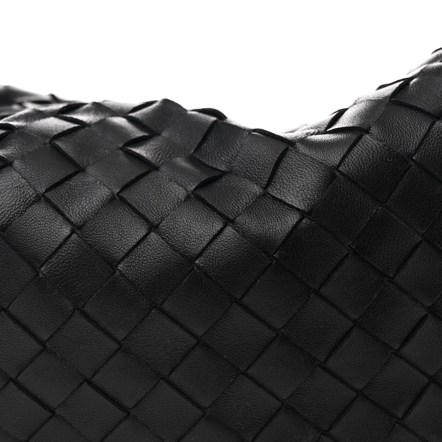 Nappa Intrecciato Teen Jodie Hobo Black