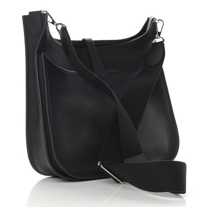 Hermes Taurillon Clemence Evelyne III PM Black 3 of 11