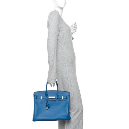 Hermes Epsom Birkin 35 Bleu Izmir 2 of 14