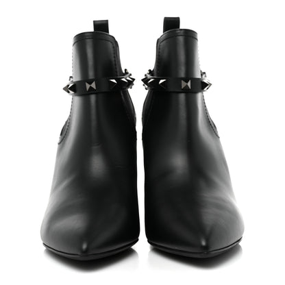 Valentino Garavani Calfskin Rockstud Chelsea 85mm Ankle Boots 39 Black 2 of 10