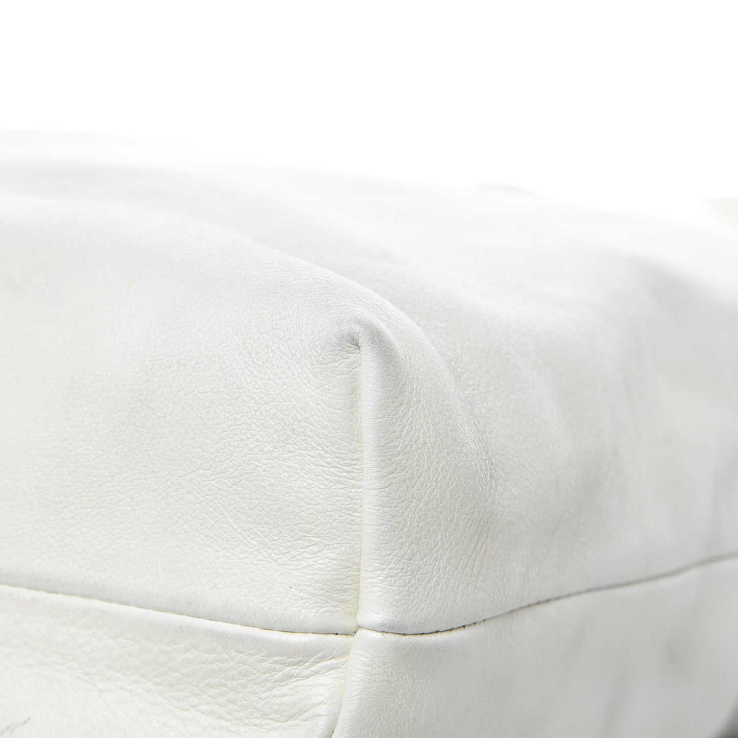 Lambskin Chain CC Tote White