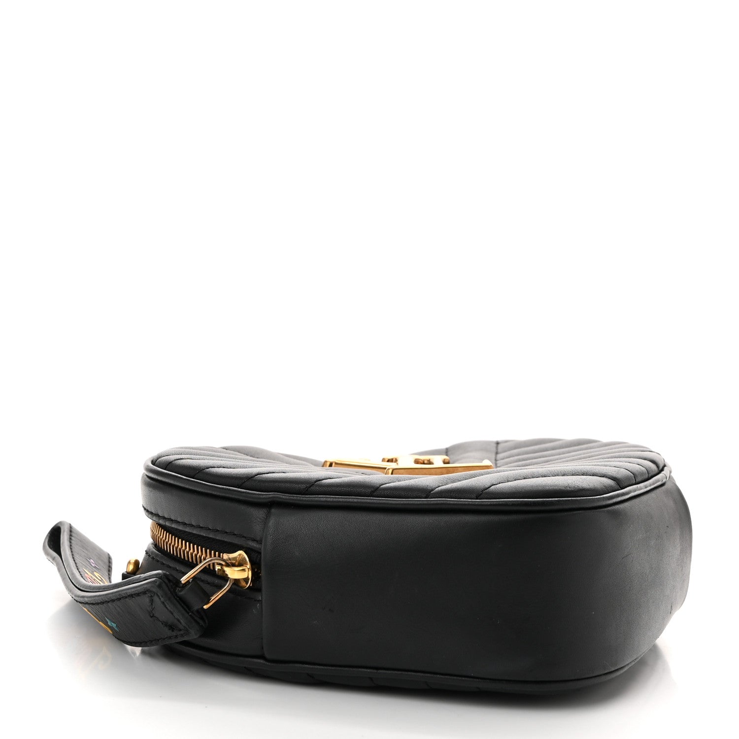 Louis Vuitton Calfskin New Wave Heart Bag Black 4 of 10