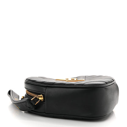 Louis Vuitton Calfskin New Wave Heart Bag Black 4 of 10