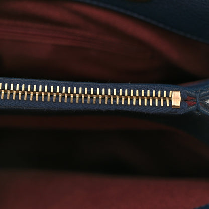 Chanel Patent Goatskin Quilted CC Tote Blue 11 of 11