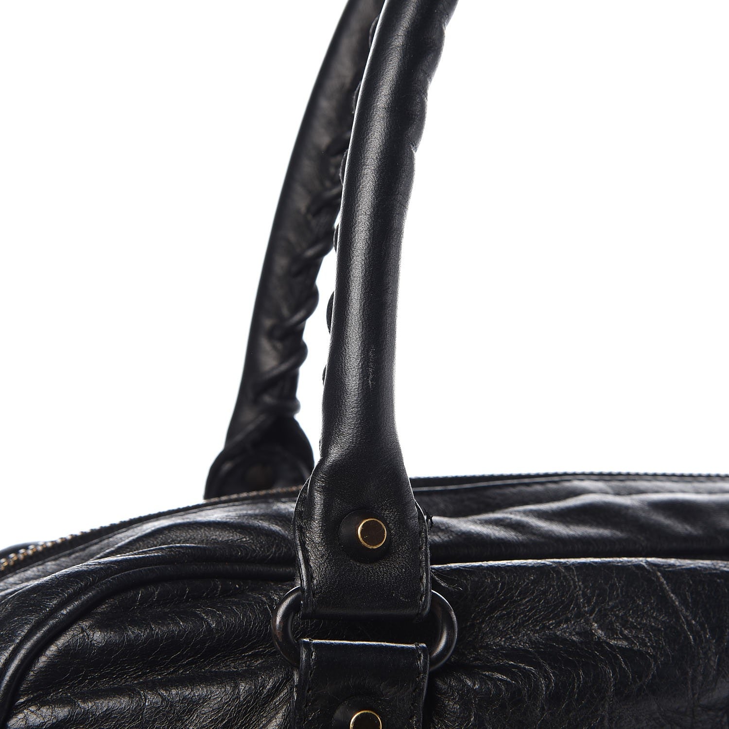 Balenciaga Agneau Classic Hardware Shoulder Bag Black 10 of 13