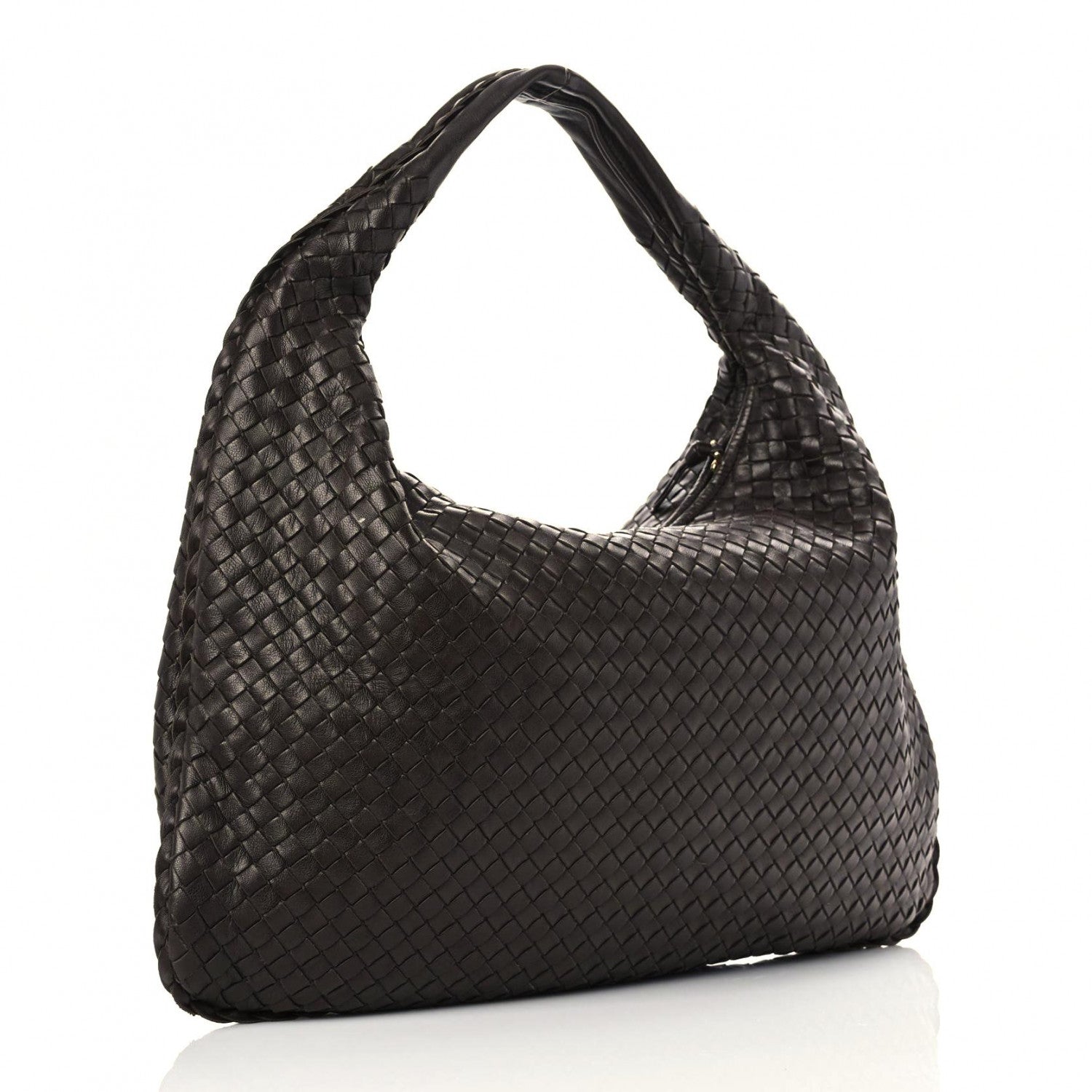 Bottega Veneta Nappa Intrecciato Large Veneta Hobo Ebano 3 of 9