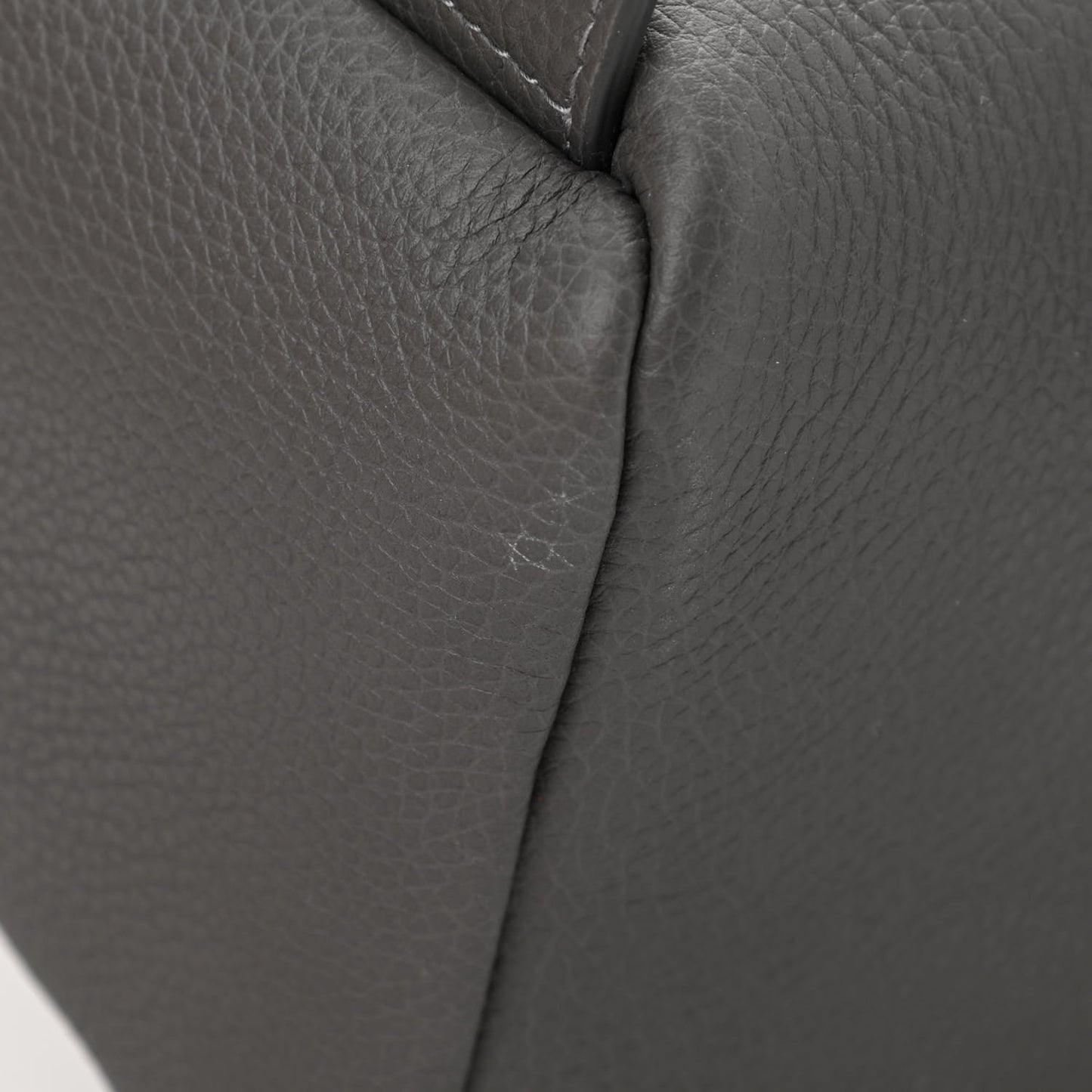 Calfskin Logo Embossed Backpack Black