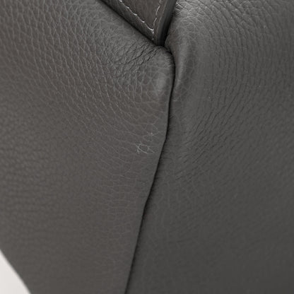 Burberry Calfskin Logo Embossed Backpack Black 13 of 15