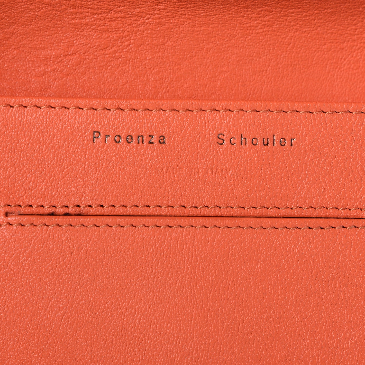 Proenza Schouler Lambskin PS1 Crossbody Wallet Grapefruit 6 of 9