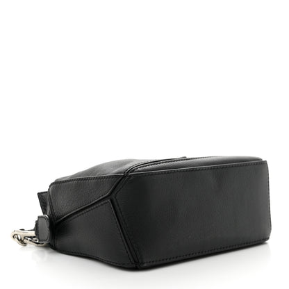 Loewe Calfskin Mini Puzzle Bag Black 4 of 9