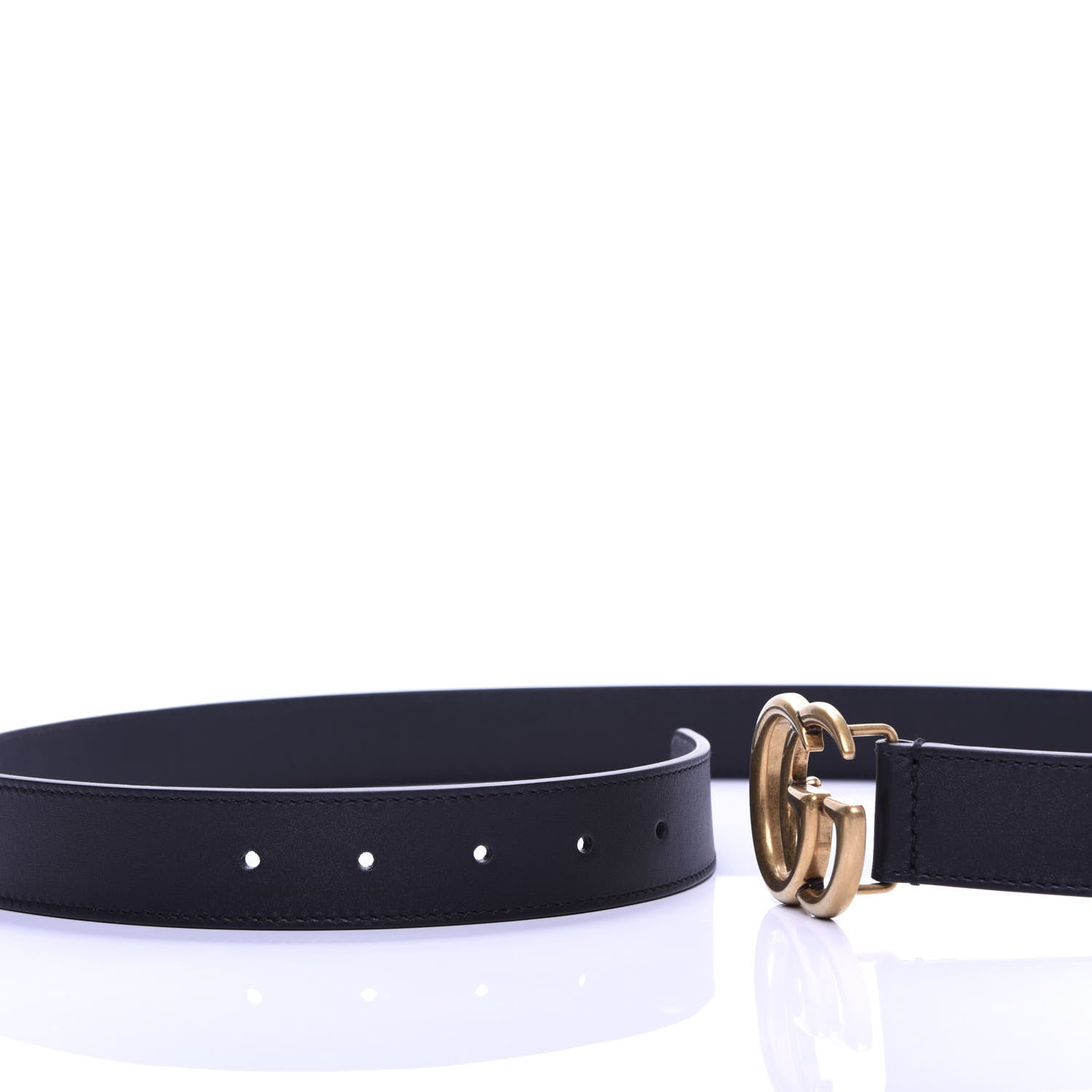 Gucci Calfskin Double G 30mm Belt 100 40 Black 4 of 4