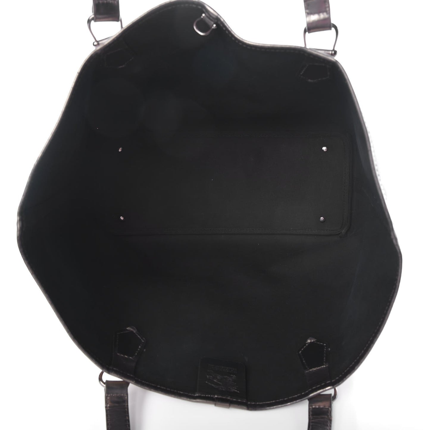 Patent Supernova Check Stanton Tote Dark Nickel