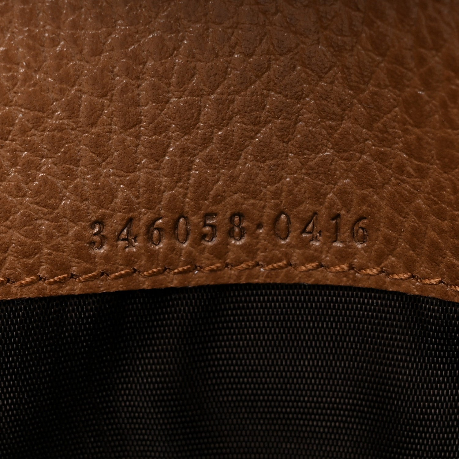 Gucci Monogram Dollar Calfskin Continental Flap Wallet Beige Ebony Tabacco 7 of 7