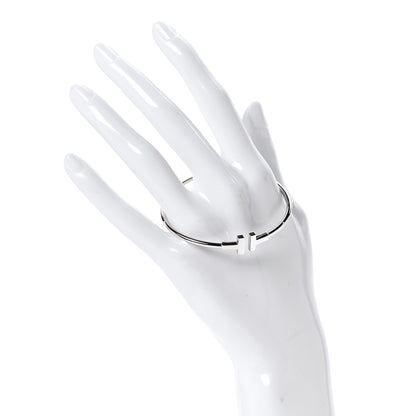 Tiffany 18K White Gold T Wire Bracelet 2 of 7