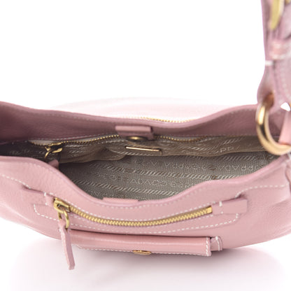 Prada Vitello Daino Hobo Rosa 5 of 16