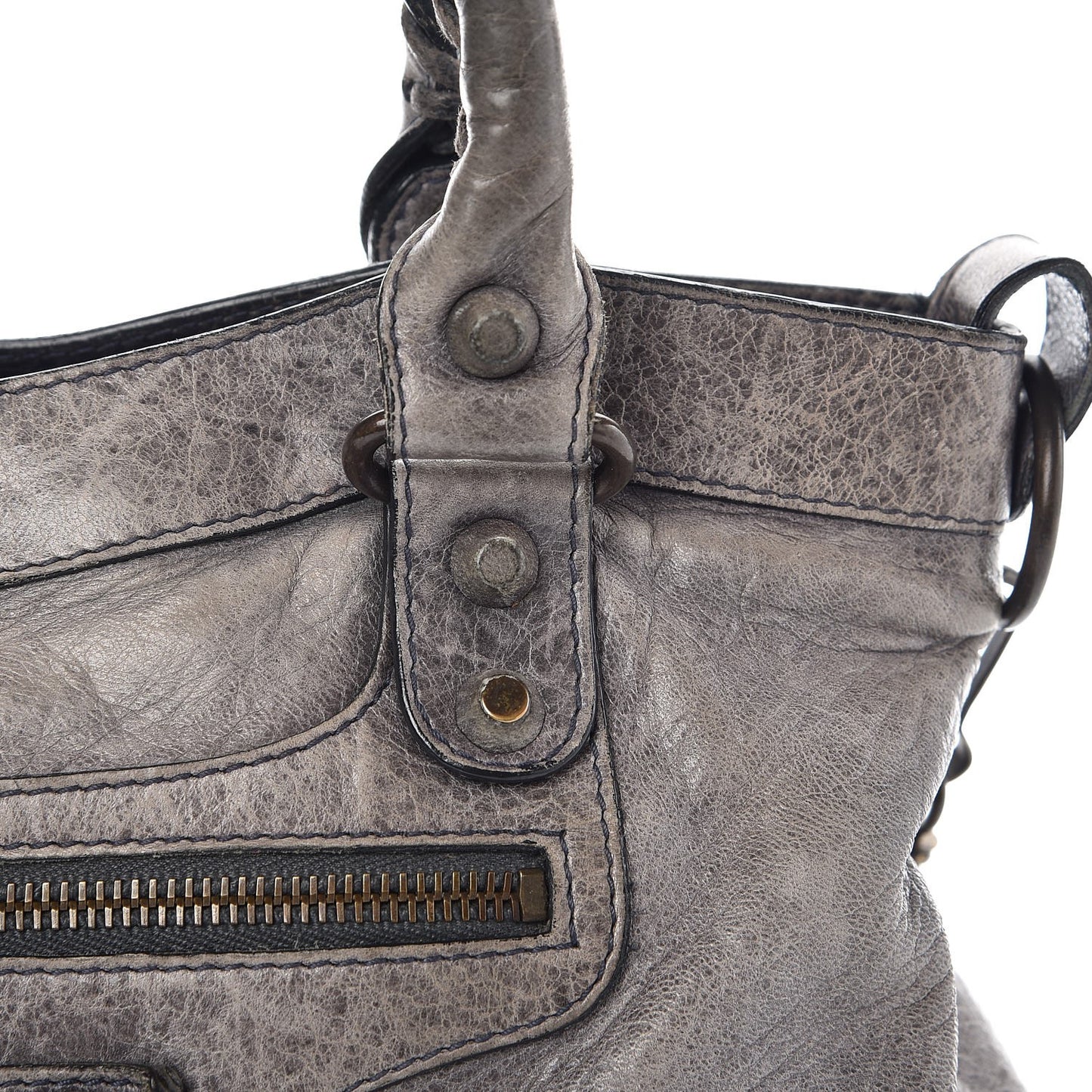 Agneau Rubber Covered Classic Hardware First Anthracite