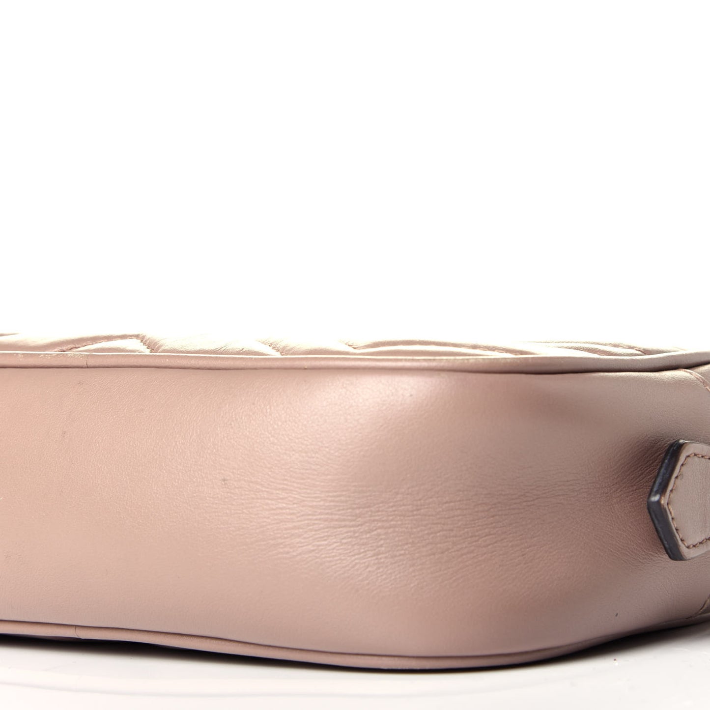 Calfskin Matelasse Mini GG Marmont Chain Shoulder Bag Porcelain Rose