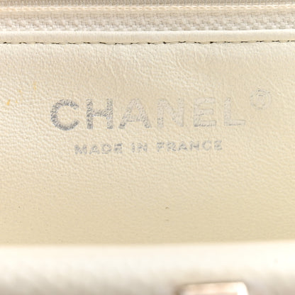 Chanel Caviar Quilted Timeless Clutch White 6 of 11