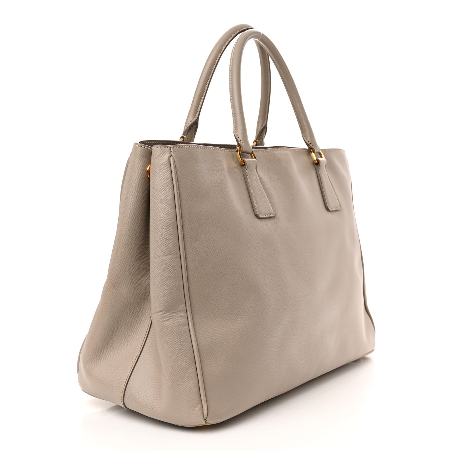 Saffiano Large Galleria Double Zip Tote Argilla