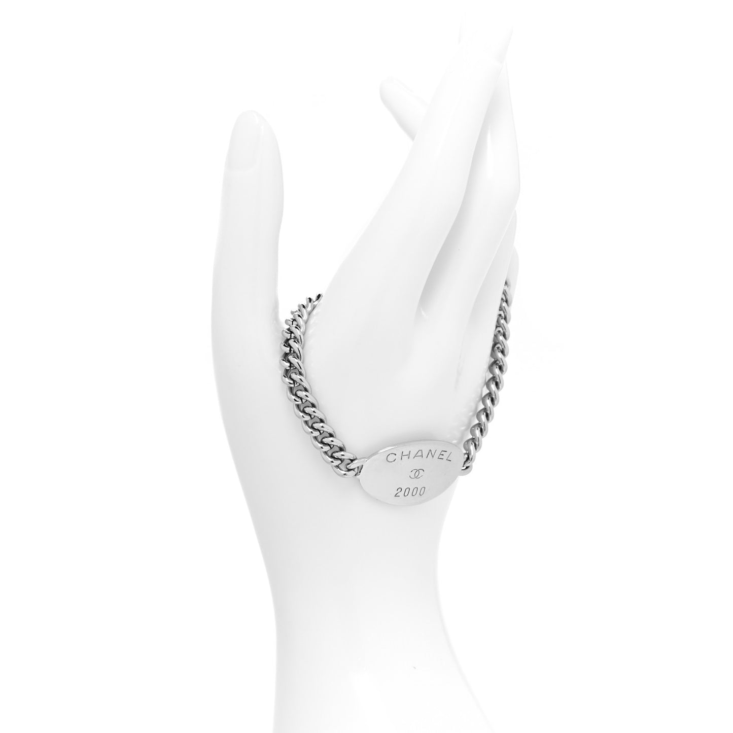 Chain Logo 2000 CC Bracelet Silver