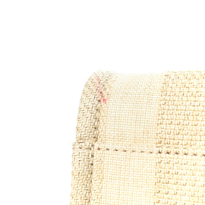 Chanel Mixed Fibers Striped Medium Deauville Tote Beige 10 of 10
