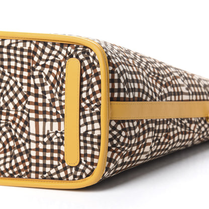 MCM Visetos Medium Liz Reversible Shopper Tote Cognac Yellow 14 of 15