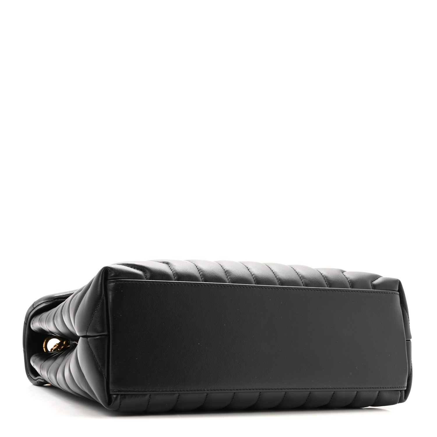 Saint Laurent Calfskin Y Quilted Monogram Medium Loulou Chain Satchel Black 4 of 15