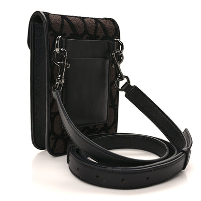 Valentino Garavani Toile Iconographe Vlogo Mini Loco Crossbody Bag Fondant Black 3 of 8