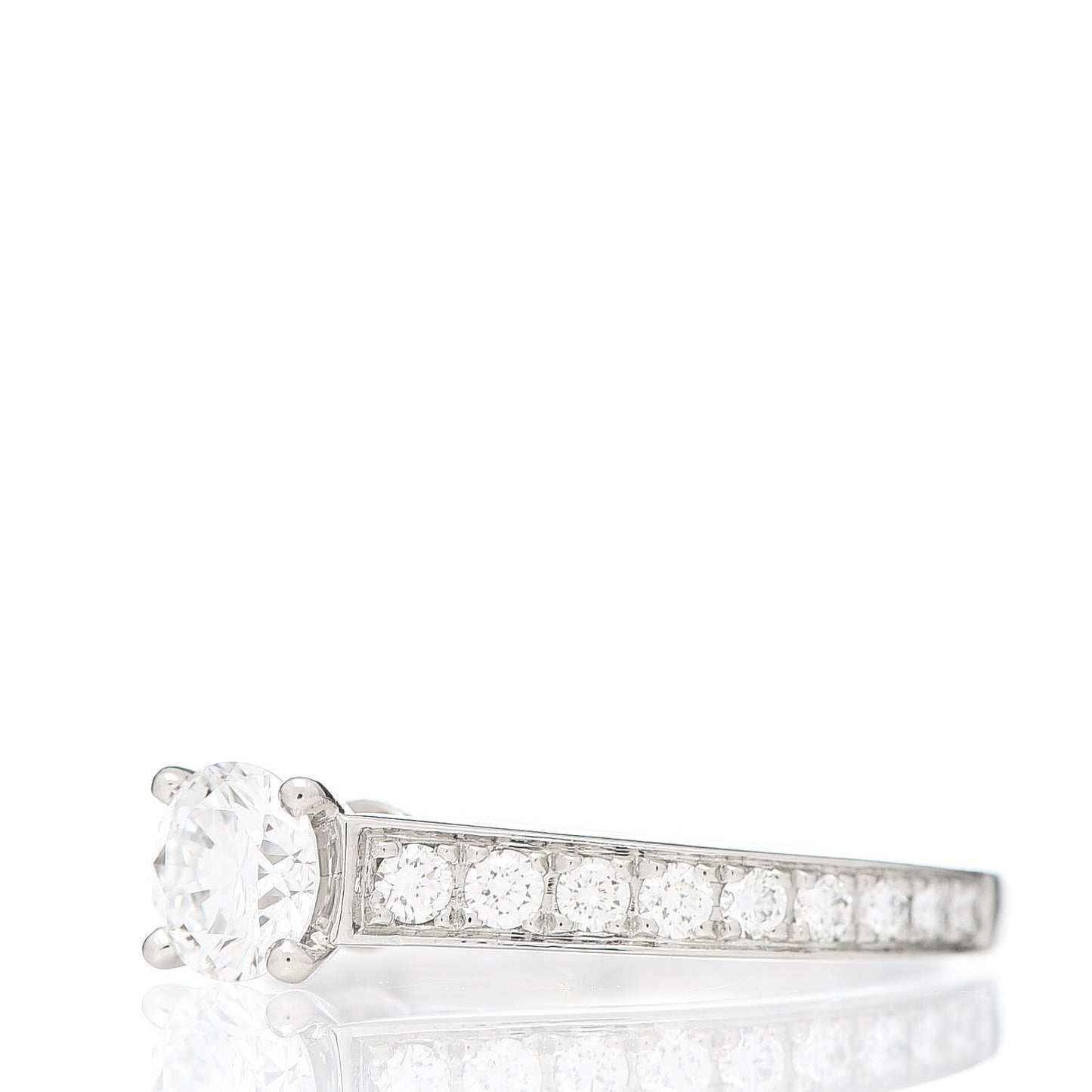 Platinum Diamond .35ct 1895 Solitaire Engagement Ring 45 3.25
