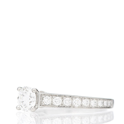 Cartier Platinum Diamond .35ct 1895 Solitaire Engagement Ring 45 3.25 3 of 8