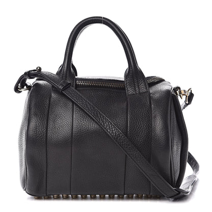 Alexander Wang Pebbled Lambskin Rockie Black Pale Gold Hardware 1 of 12