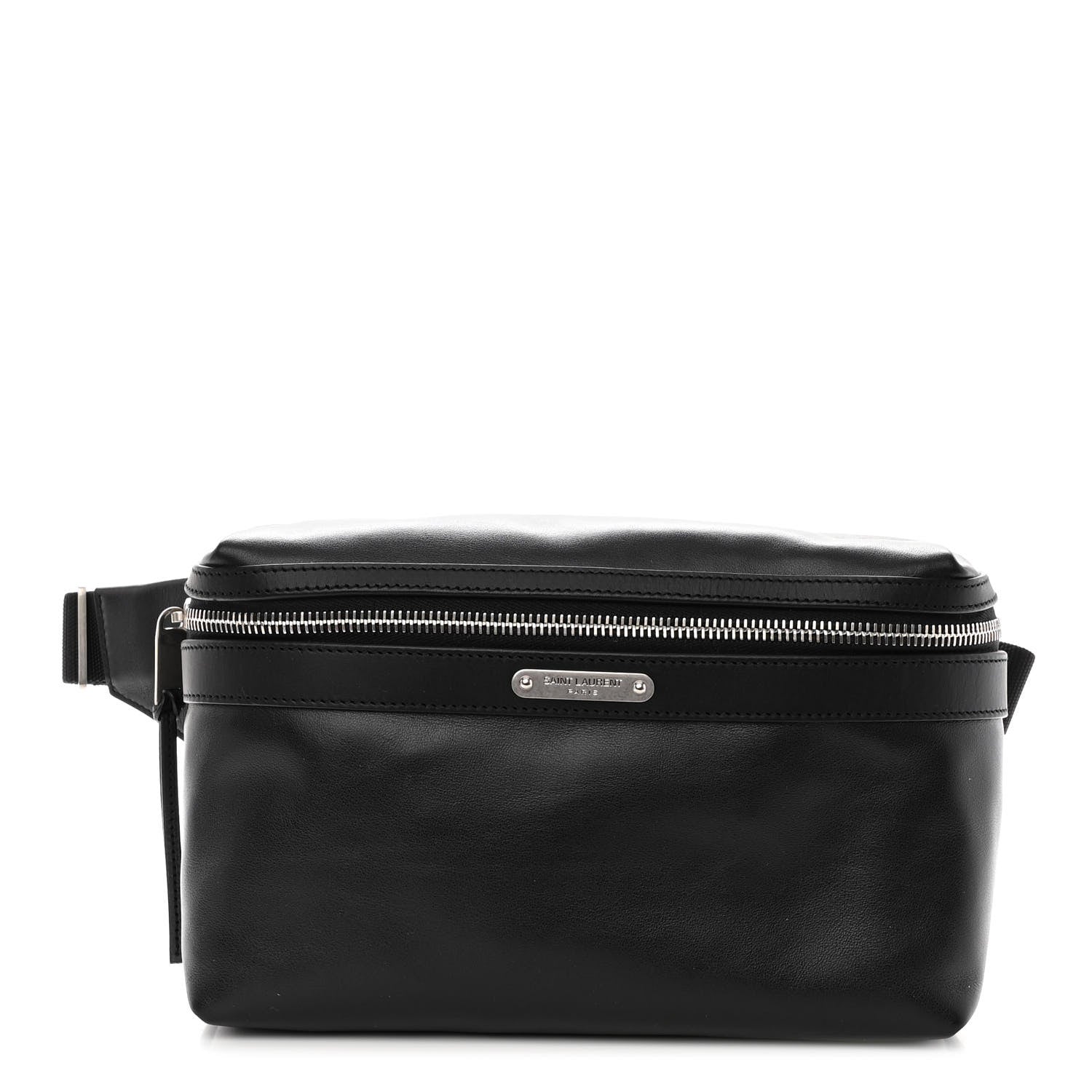 Saint Laurent Calfskin City Belt Bag Black 1 of 18