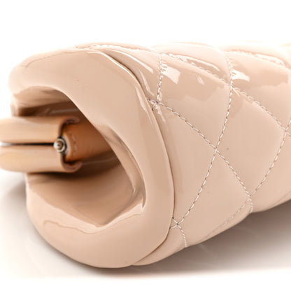 Chanel Patent Quilted Timeless Clutch Pink 9 of 15