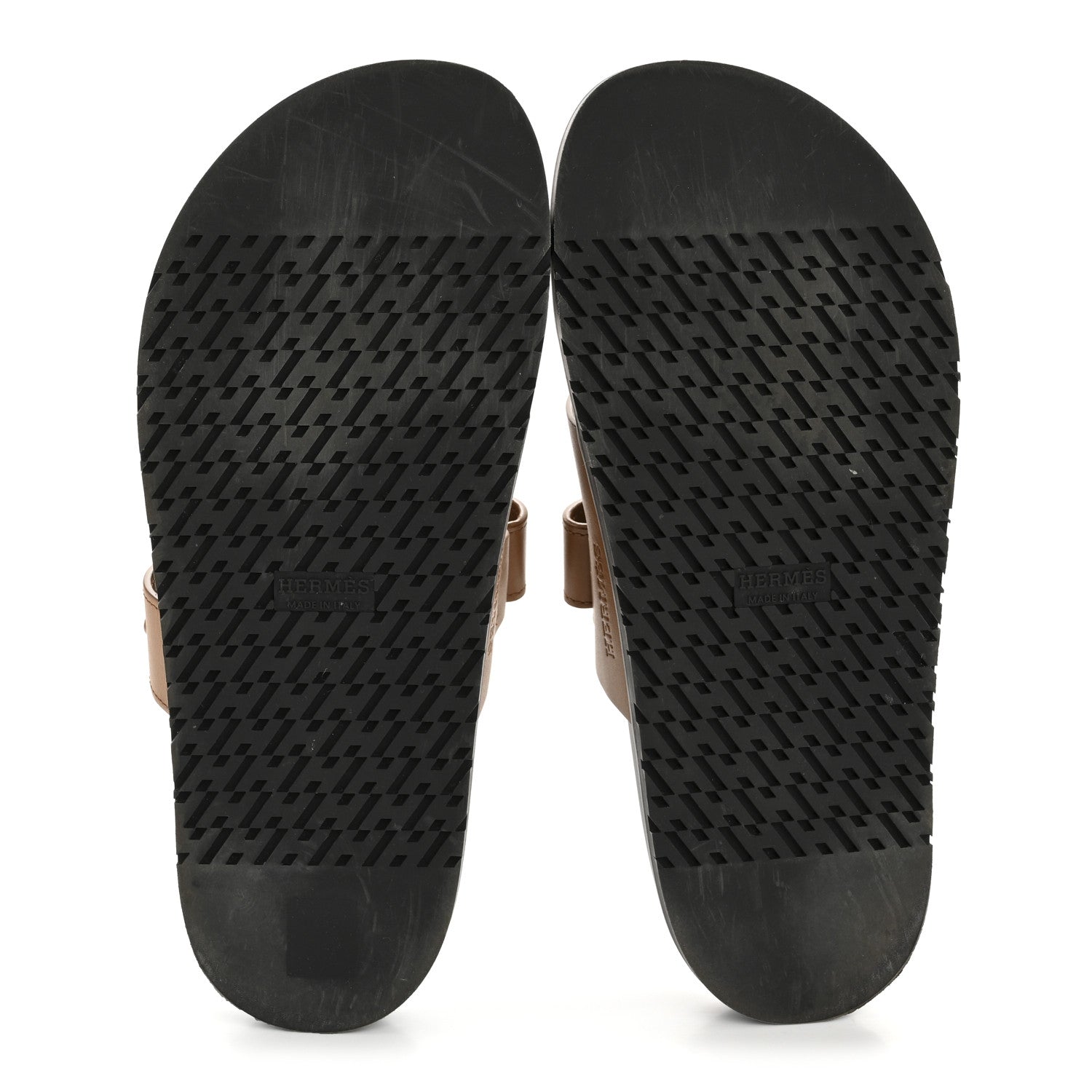 Hermes Calfskin Womens Chypre Sandals 40 Gold 6 of 11