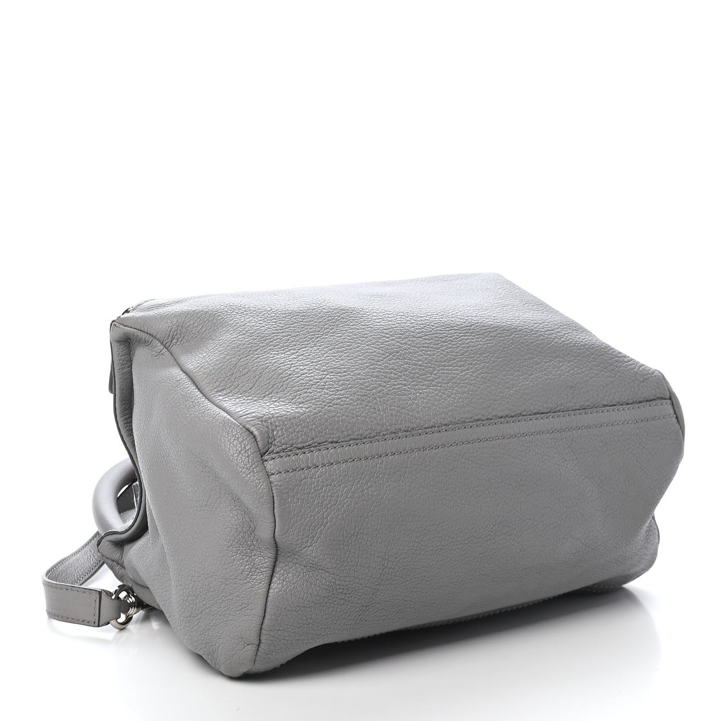 Sugar Goatskin Small Pandora Pearl Grey
