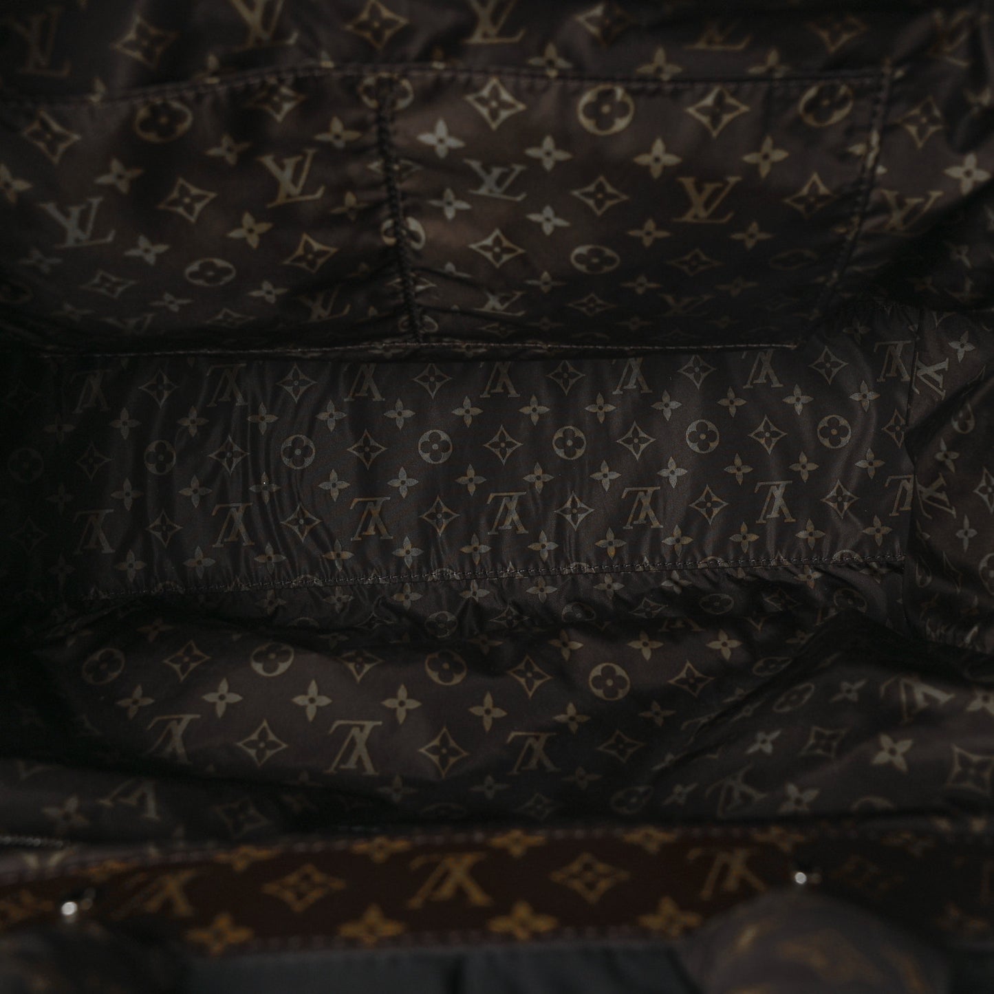 Econyl Monogram Pillow Giant Onthego MM Black