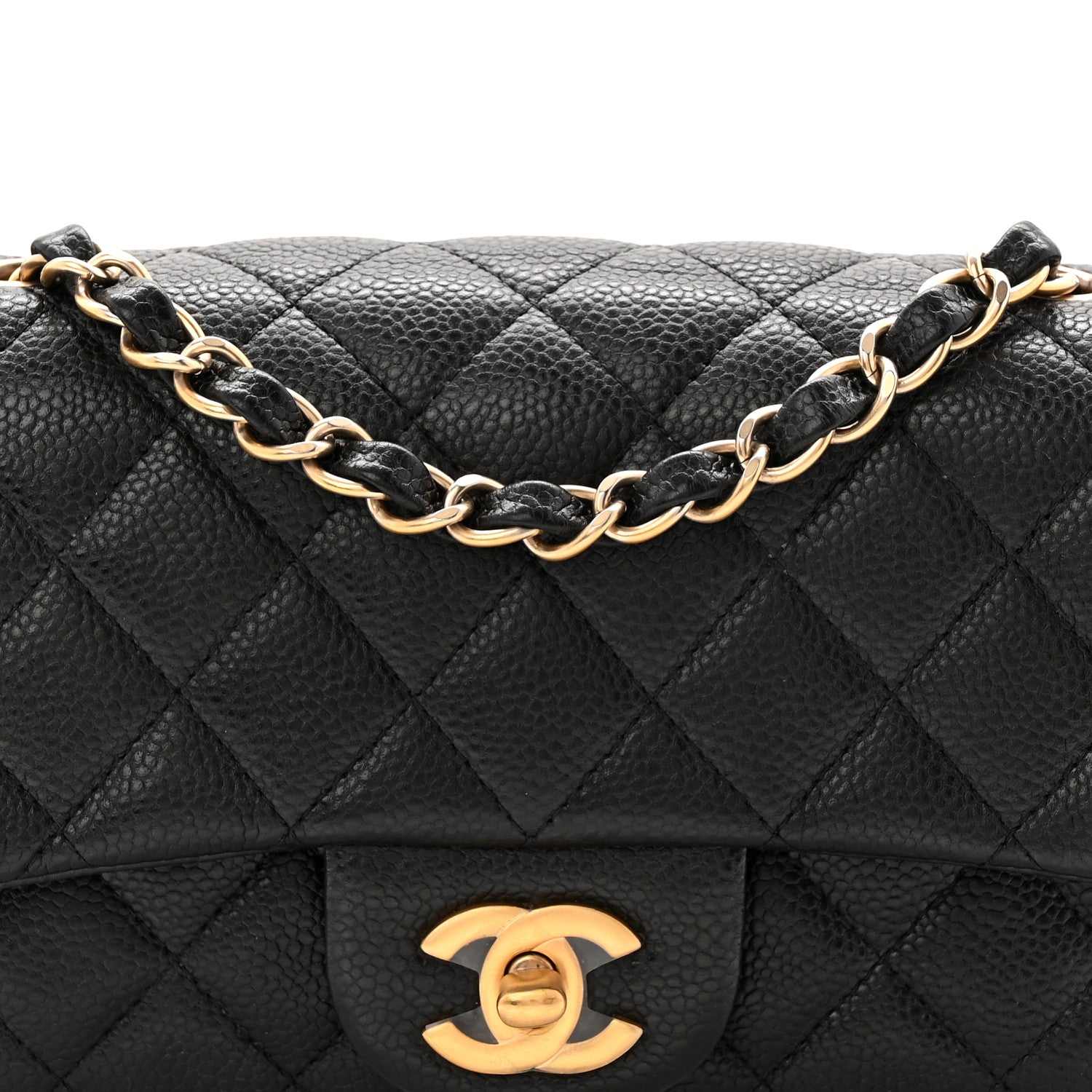 Chanel Caviar Quilted Mini Rectangular Flap Black 8 of 11