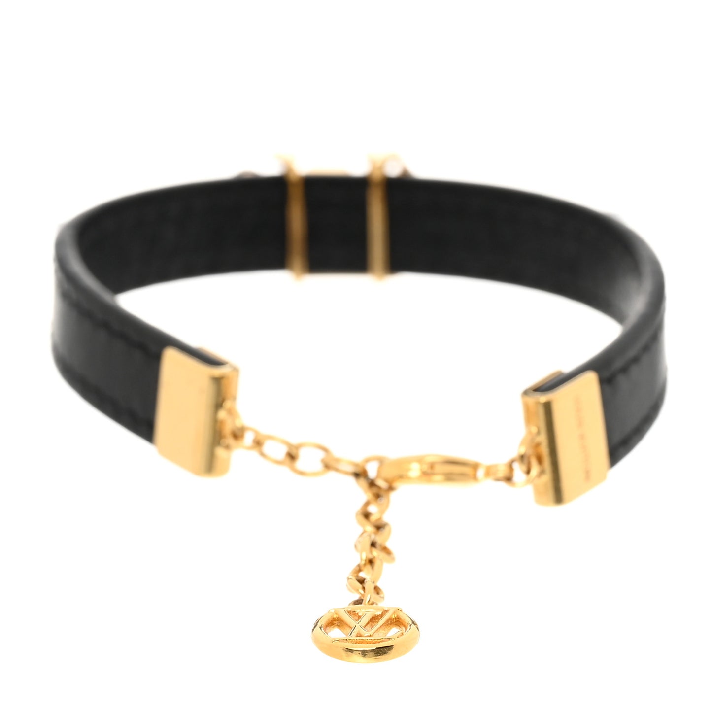 Calfskin Gram Bracelet Black