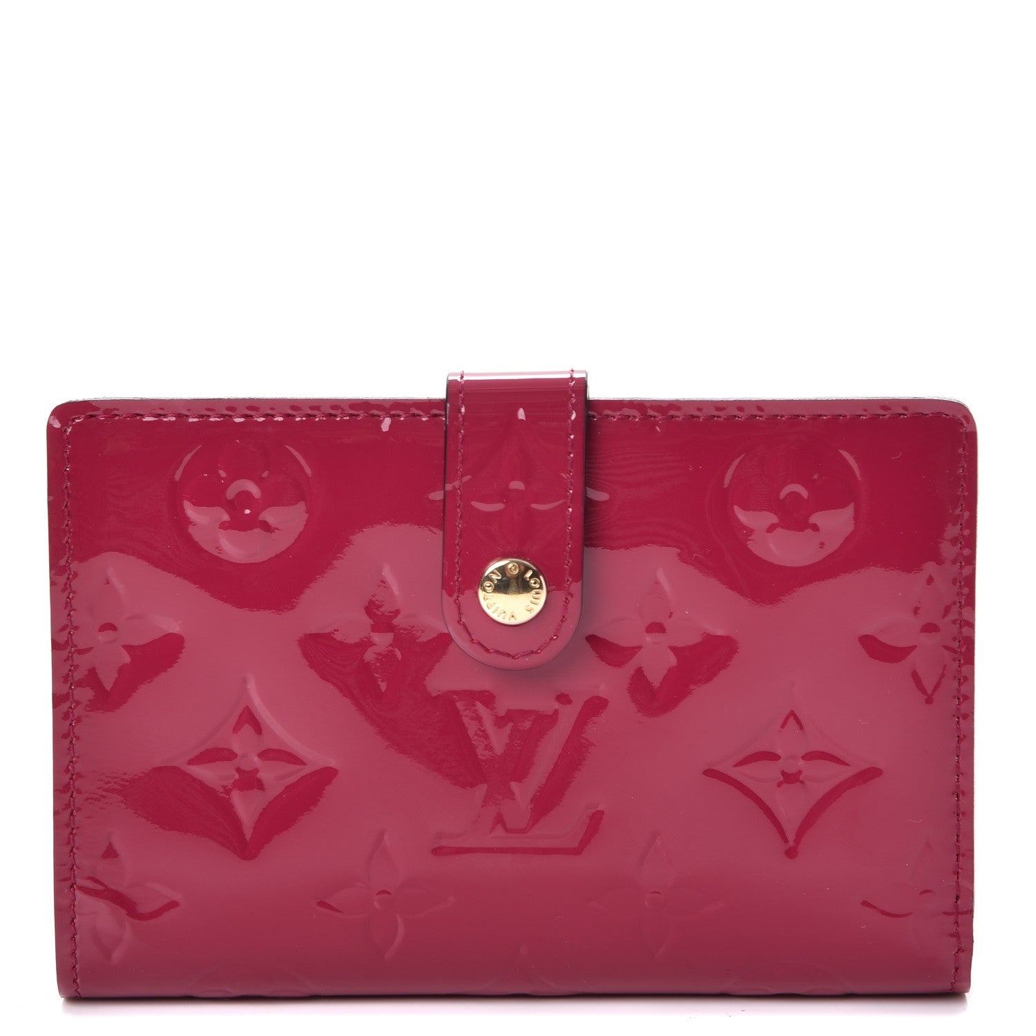 Louis Vuitton Vernis French Purse Wallet Rose Indien 1 of 7