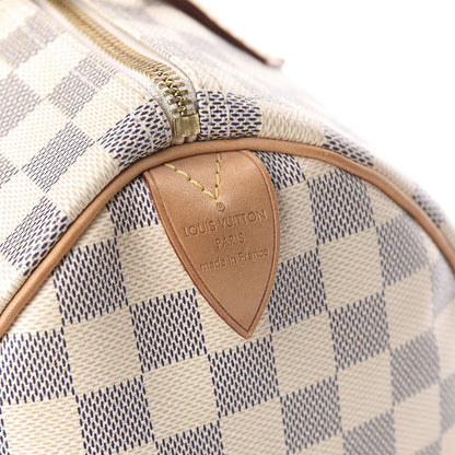 Louis Vuitton Damier Azur Speedy 30 7 of 9